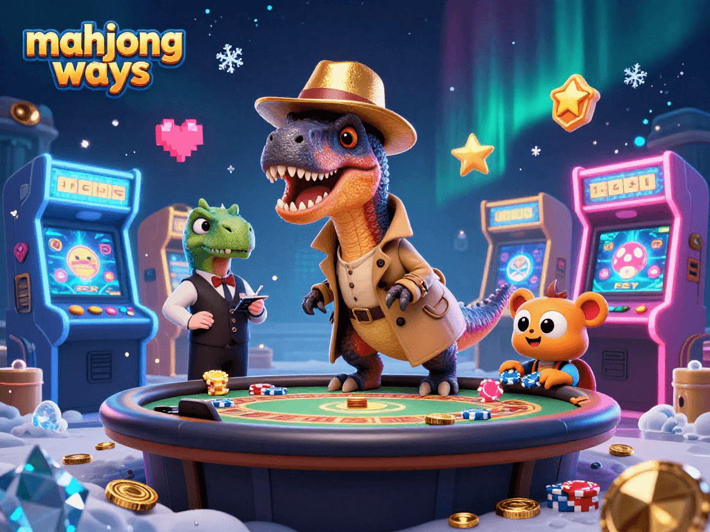 Experience the thrilling gameplay of mahjong ways with vibrant casino elements and dynamic characters