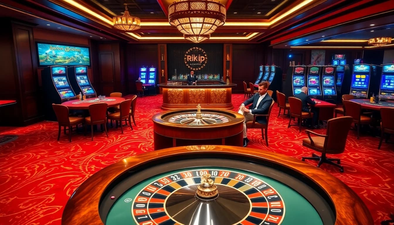 Experience the thrill of gambling at Rikvip with sophisticated poker games and vibrant casino ambiance.