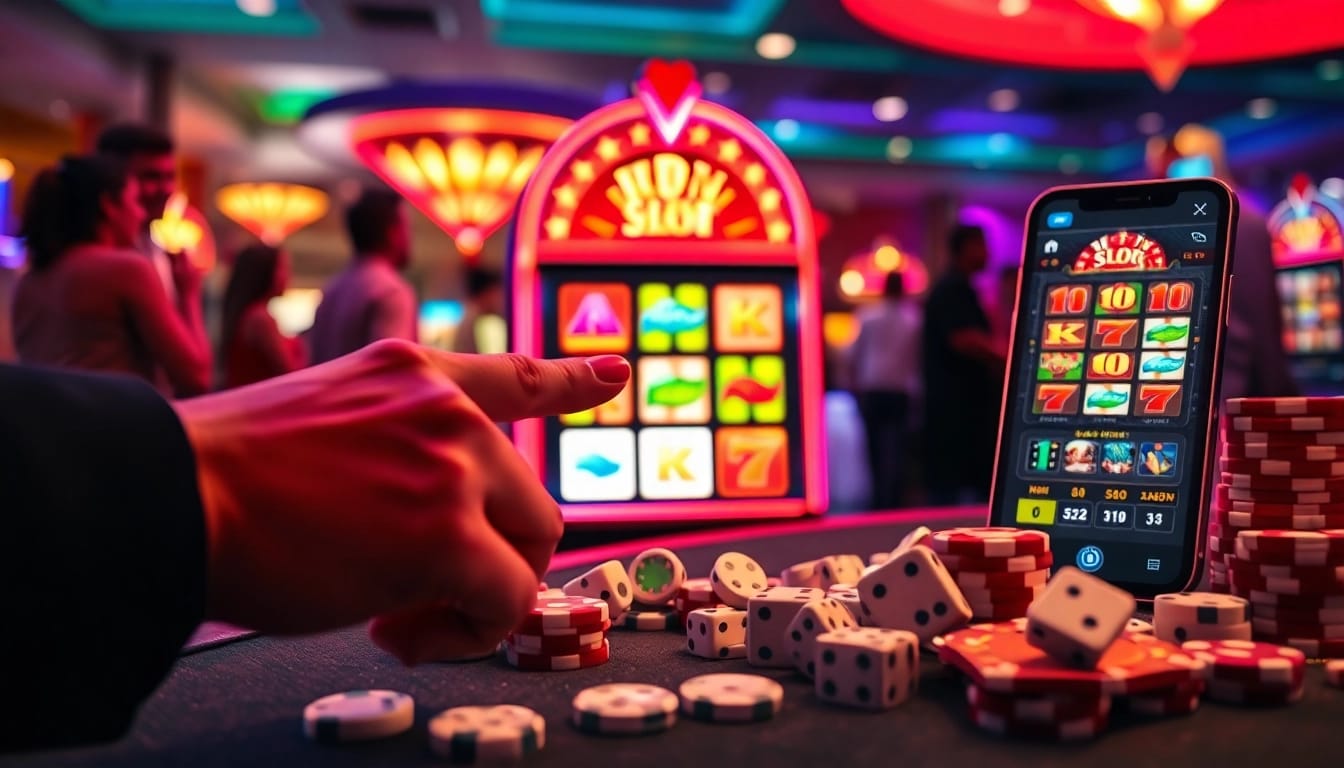 Experience thrilling IDN slot action with colorful symbols and a winning atmosphere.