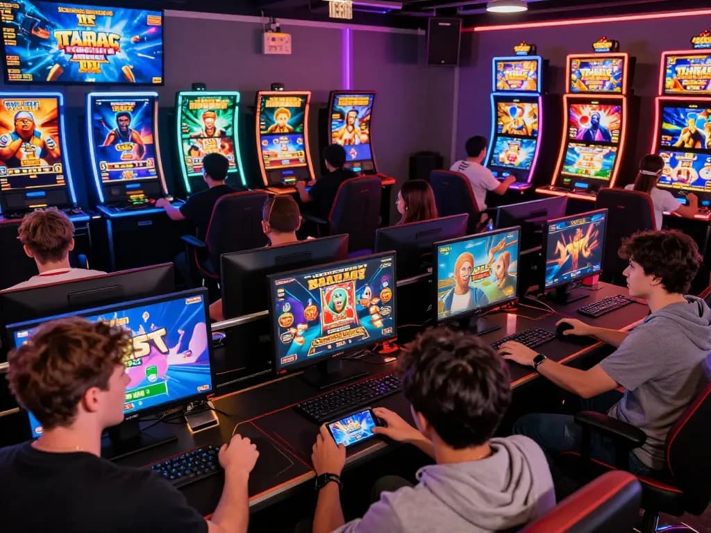 Players enjoying an immersive online gaming experience at NK88 while tải app nk88 for exclusive rewards.