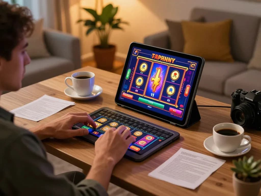 Bergabung dengan Gsc108 Login untuk permainan slot online yang menarik di tablet yang bergaya.
