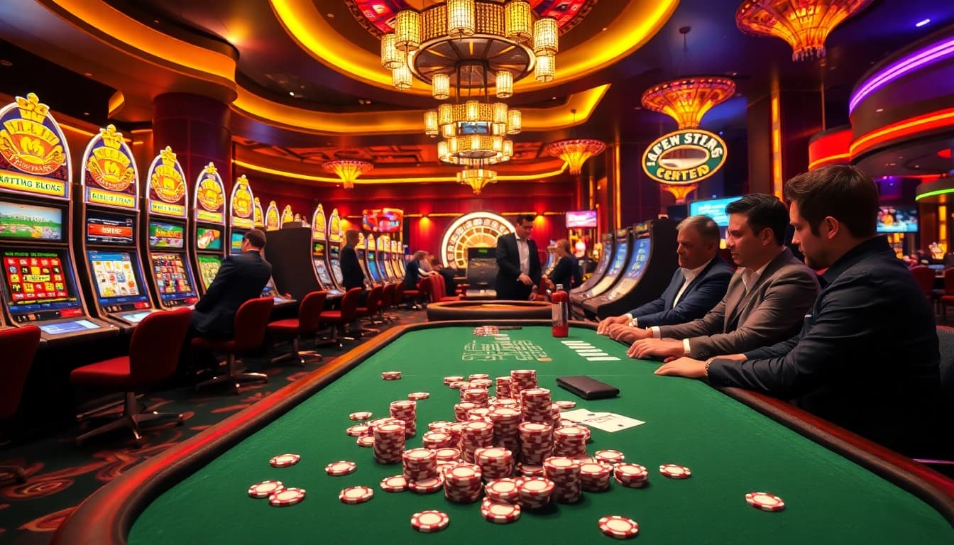 Experience the excitement of gambling at https://rr9977.com/ with vibrant tables and thrilling slot machines.