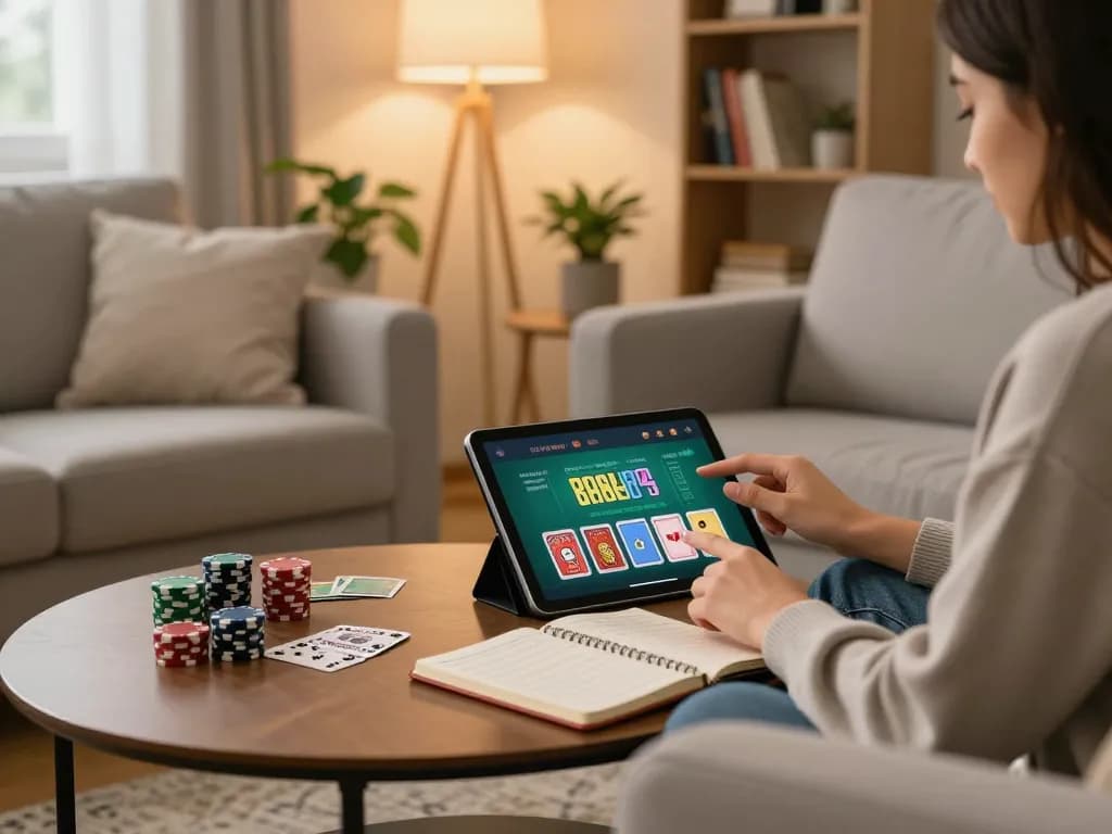 MM88 TODAY players enjoy strategic betting from a comfortable home setup using tablets for online gaming.