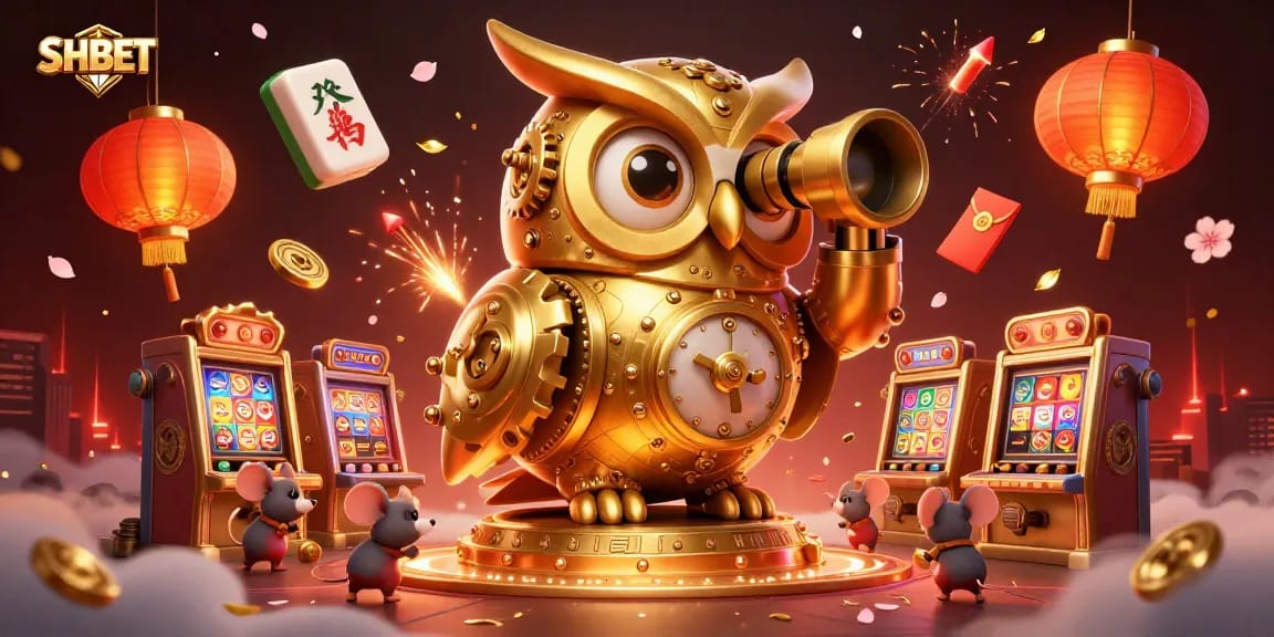 Experience the exciting world of SHBET with vibrant games and characters intertwined in a dynamic casino scene.