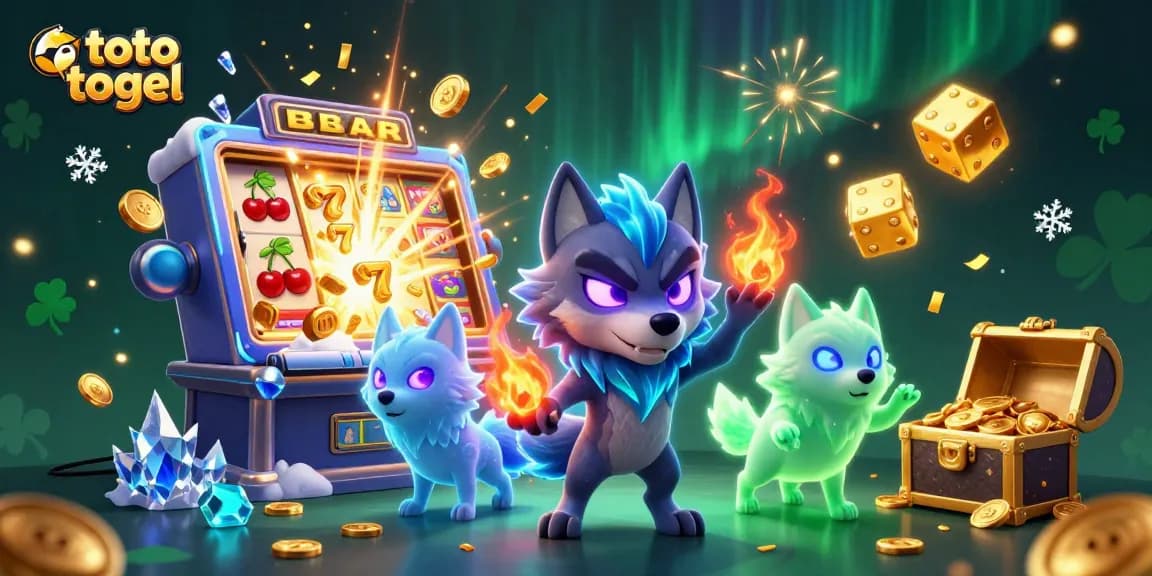 Experience the thrill with toto togel at an immersive online casino adventure featuring vibrant wolves and jackpot excitement.
