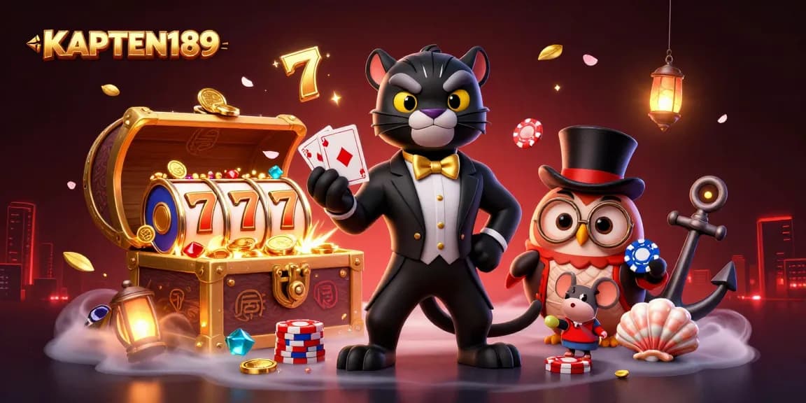 KAPTEN189 menghadirkan pengalaman bermain slot online yang mengasyikkan dengan karakter dan elemen yang gemerlap.