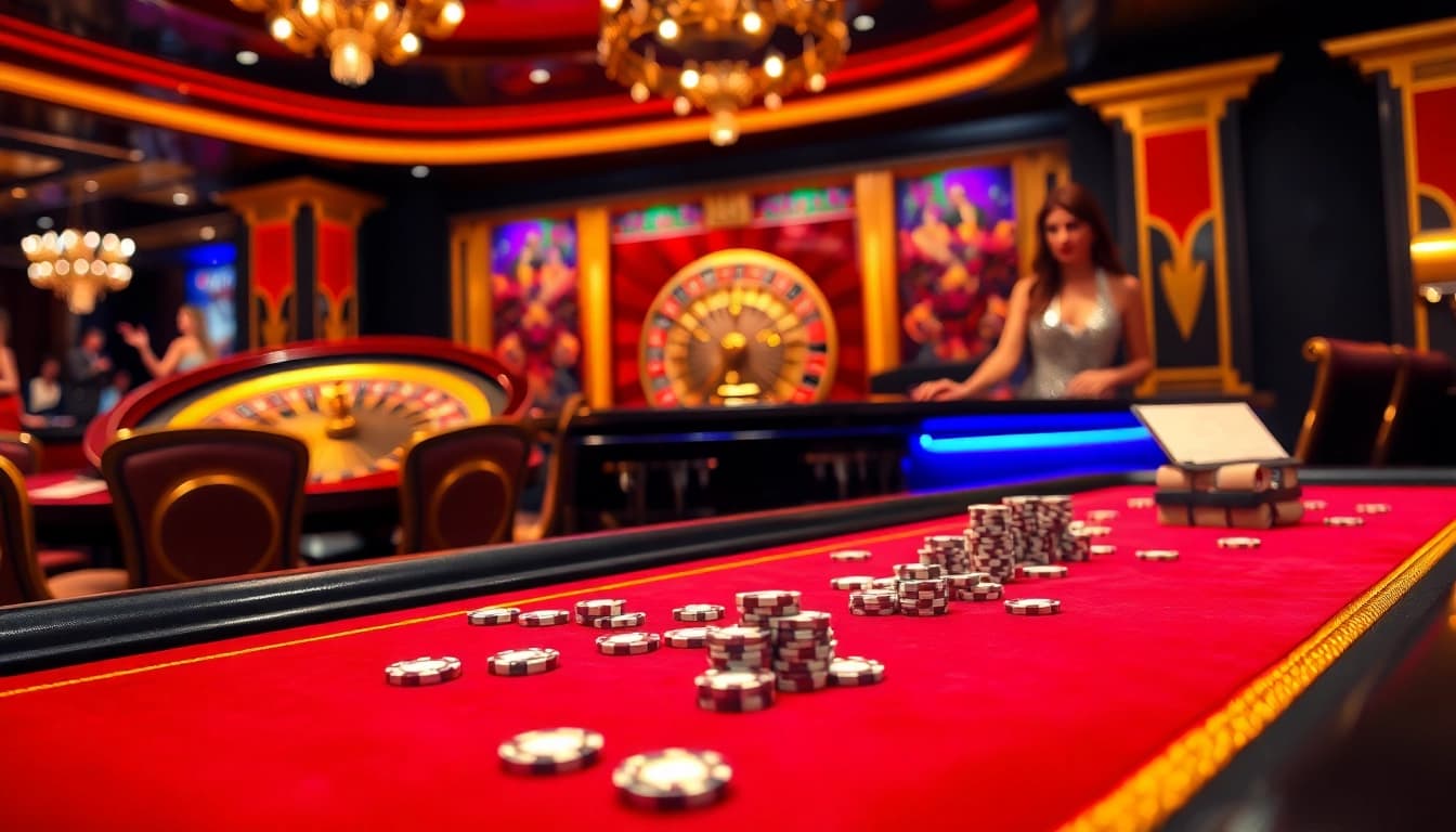Players enjoy exciting casino games at nhà cái dh88 with vibrant tables and engaging experiences.