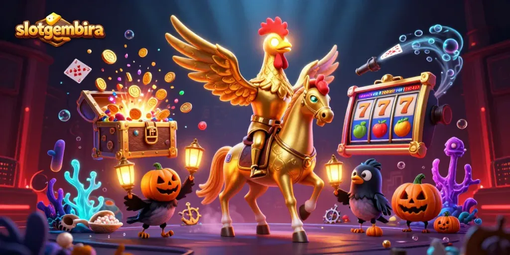 Experience exciting gameplay with slotgembira featuring vibrant characters and casino symbols.