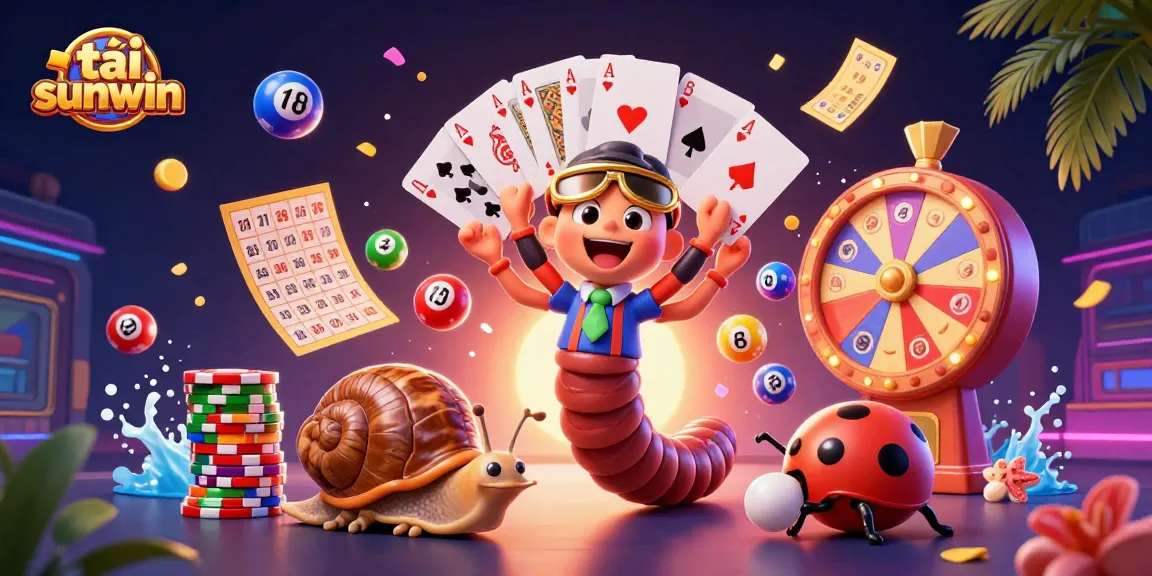 Engage with tải sunwin through this vibrant casino-themed illustration featuring dynamic game elements.