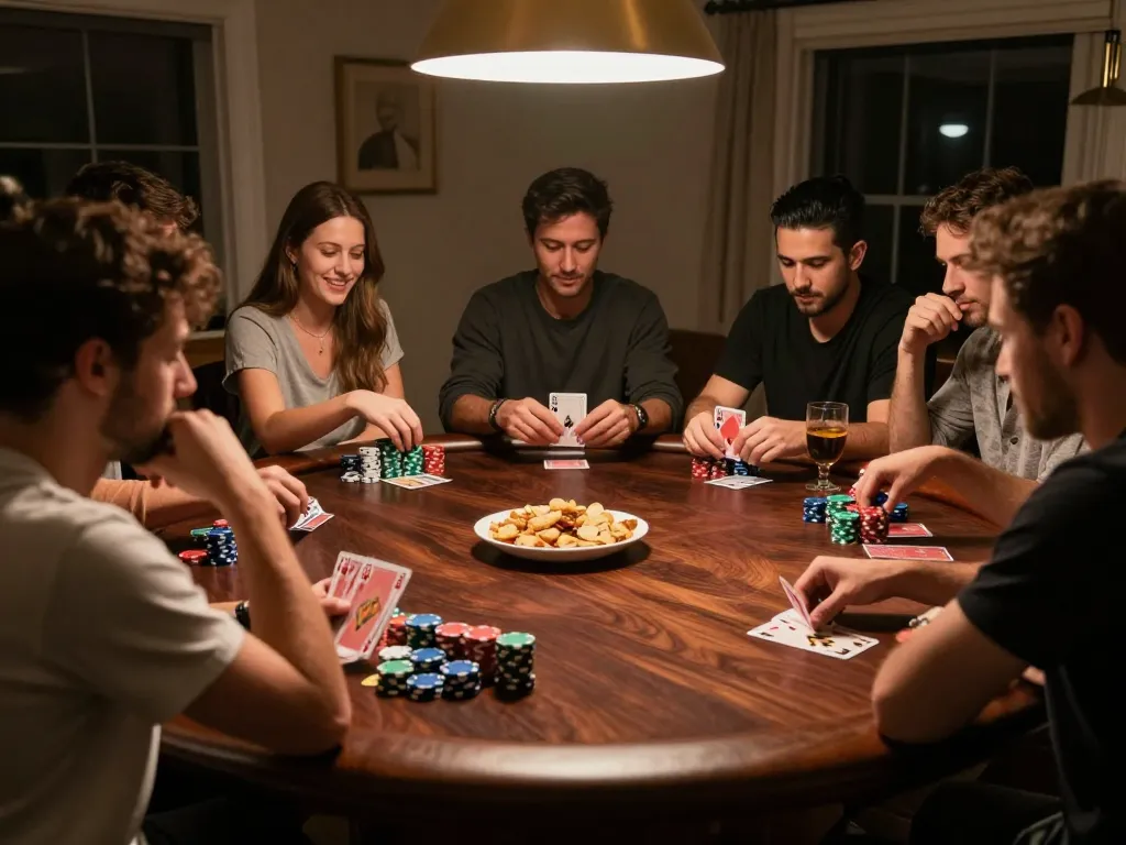 Engage in thrilling poker gameplay with friends showcasing informasi bonus pemain baru di Asia for strategic plays.