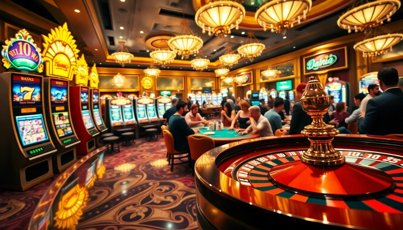 Rasakan sensasi kemenangan di kasino dengan Datuk Win dan meja permainan yang penuh warna.