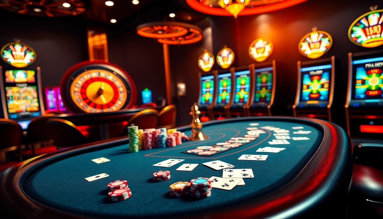 Play exciting games at Rik vip with vibrant casino tables and engaging betting action.