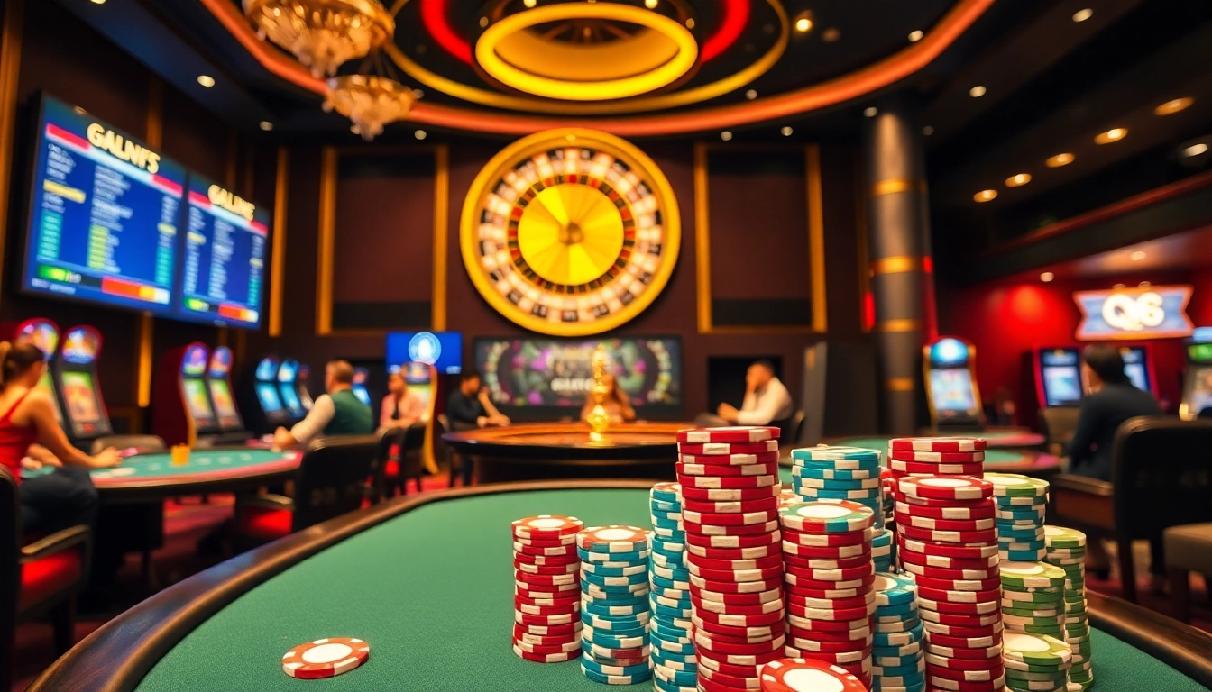Enhance your gaming experience at qh88 with vibrant casino visuals and poker action.