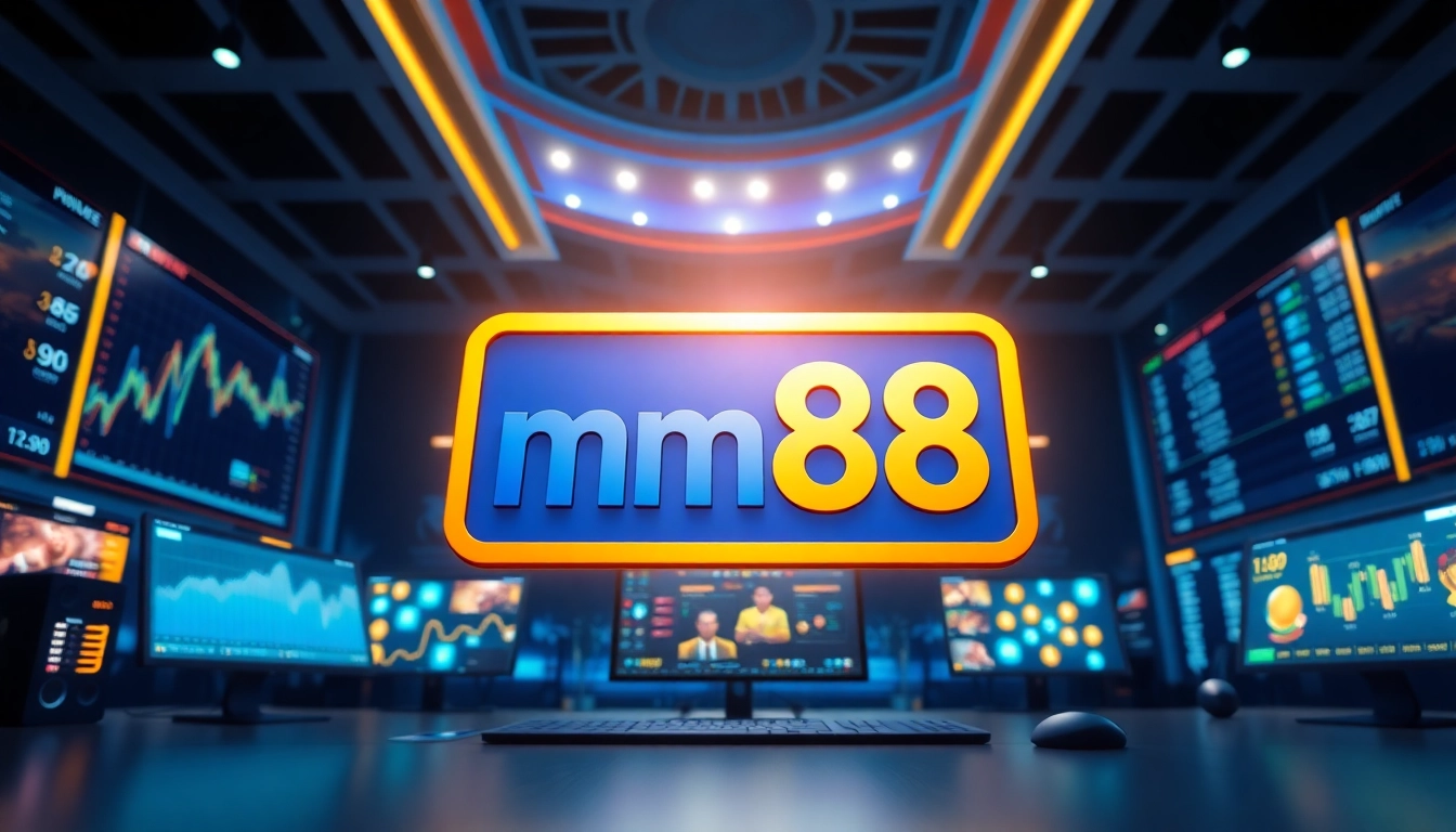 Interactive interface of mm88 online betting platform showcasing exciting betting options and a modern design.