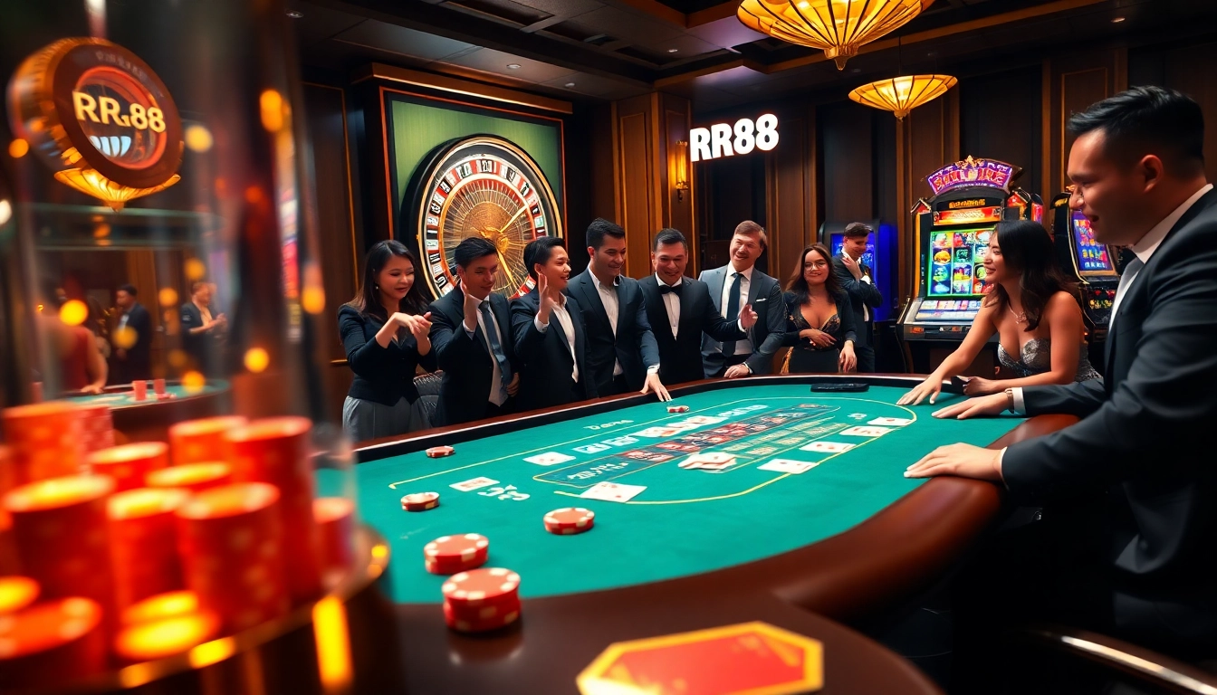 Experience the excitement of gambling at Trang chủ RR88 with vibrant casino games and thrilling moments.