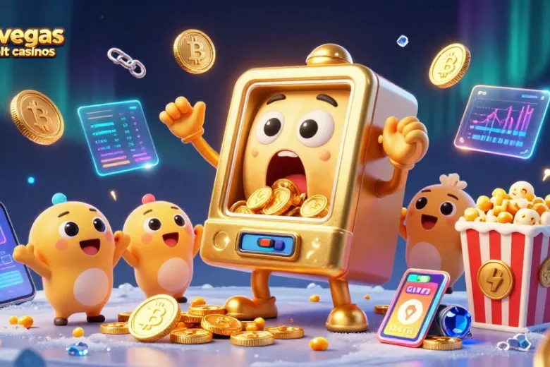 Experience the excitement of crazyvegas best payout casinos with vibrant slot machines and crypto elements